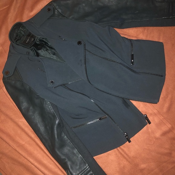 BCBG Ladies Jacket with leather accents - Picture 5 of 14